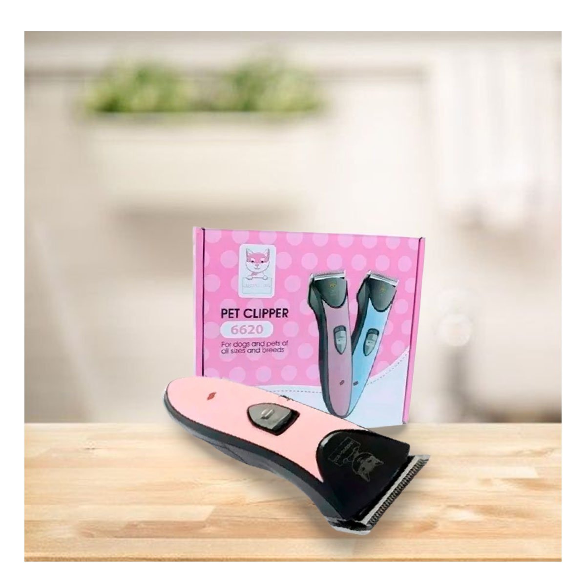 PACK2 CORTA PELO DE MASCOTAS ROSADO DE TACTO SUAVE PARA SUS MANOS Y+PAPEL REGALO - 2