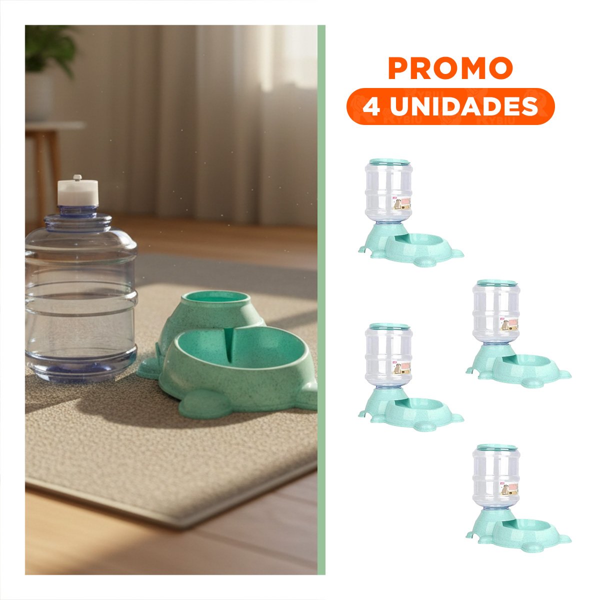 PACK4 FUENTE MULTIFUNCION CON BIDON VERDE, FACIL DE USAR Y+REGALO STICKER - 1