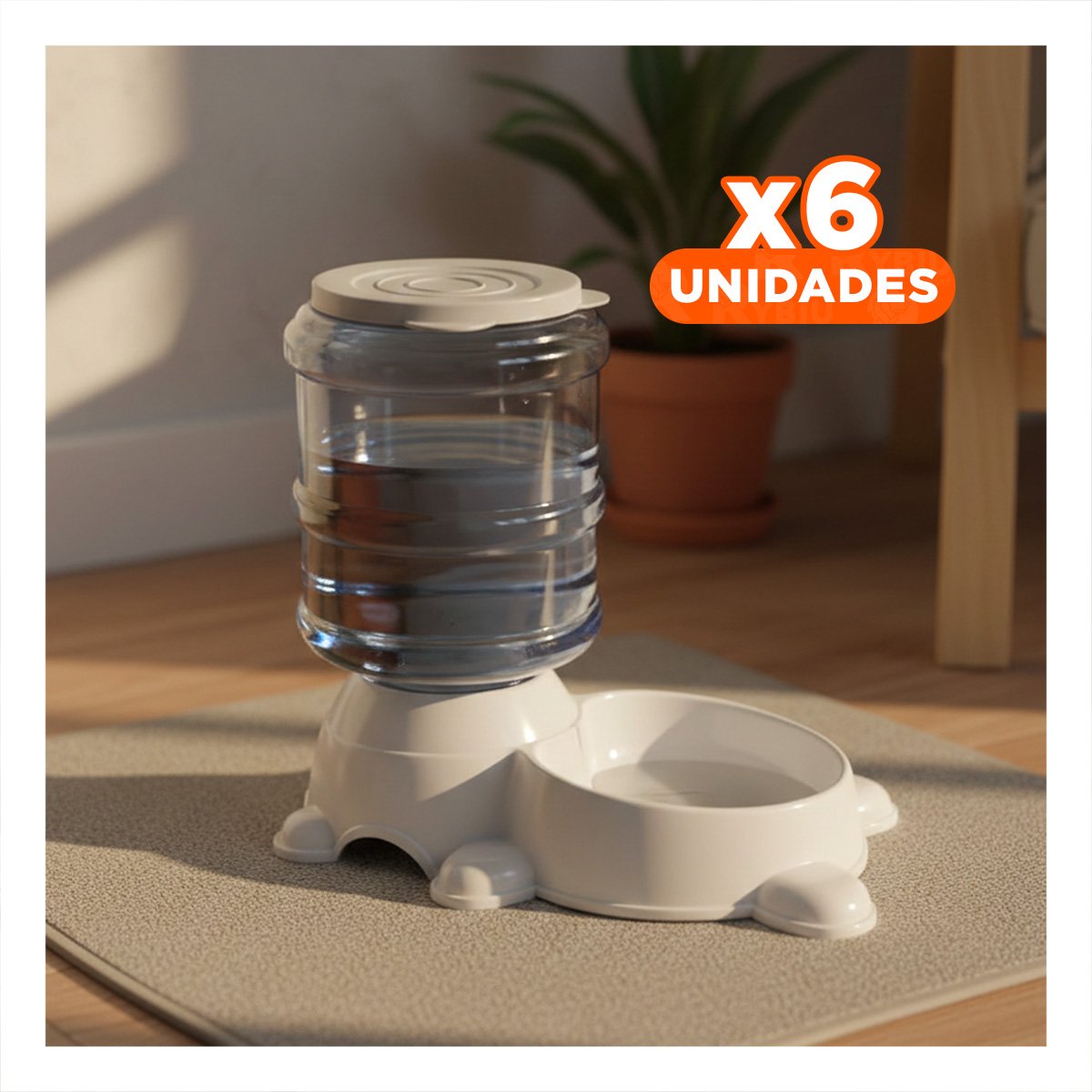 PACK6 BANDEJA DOBLE CON BIDON PLOMO, PRACTICA Y DURABLE Y+REGALO STICKER - 1