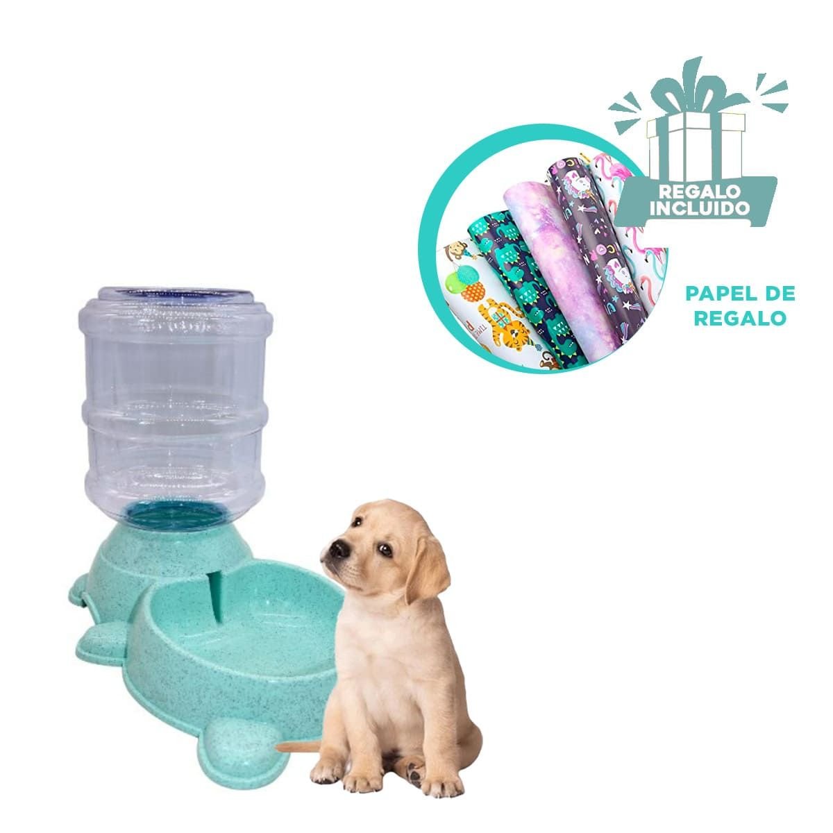 DISPENSADOR ELEVADO CON BIDON VERDE, SEGURO Y DURABLE Y+REGALO STICKER - 1
