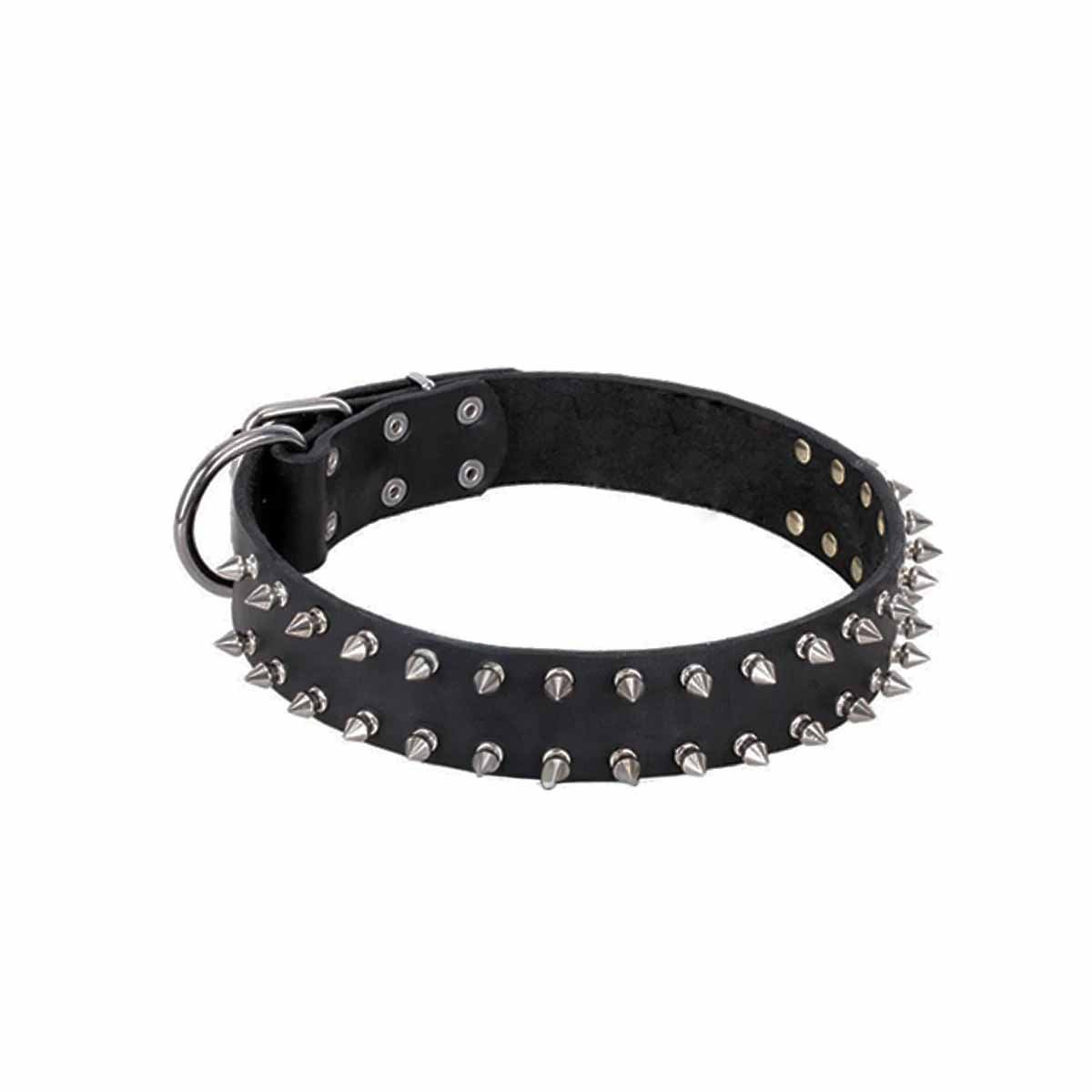 PACK2 COLLARIN NEGRO AJUSTABLE CON PUAS TALLA L COMODO Y ELEGANTE EN HOGAR Y+REGALO STICKER - 2