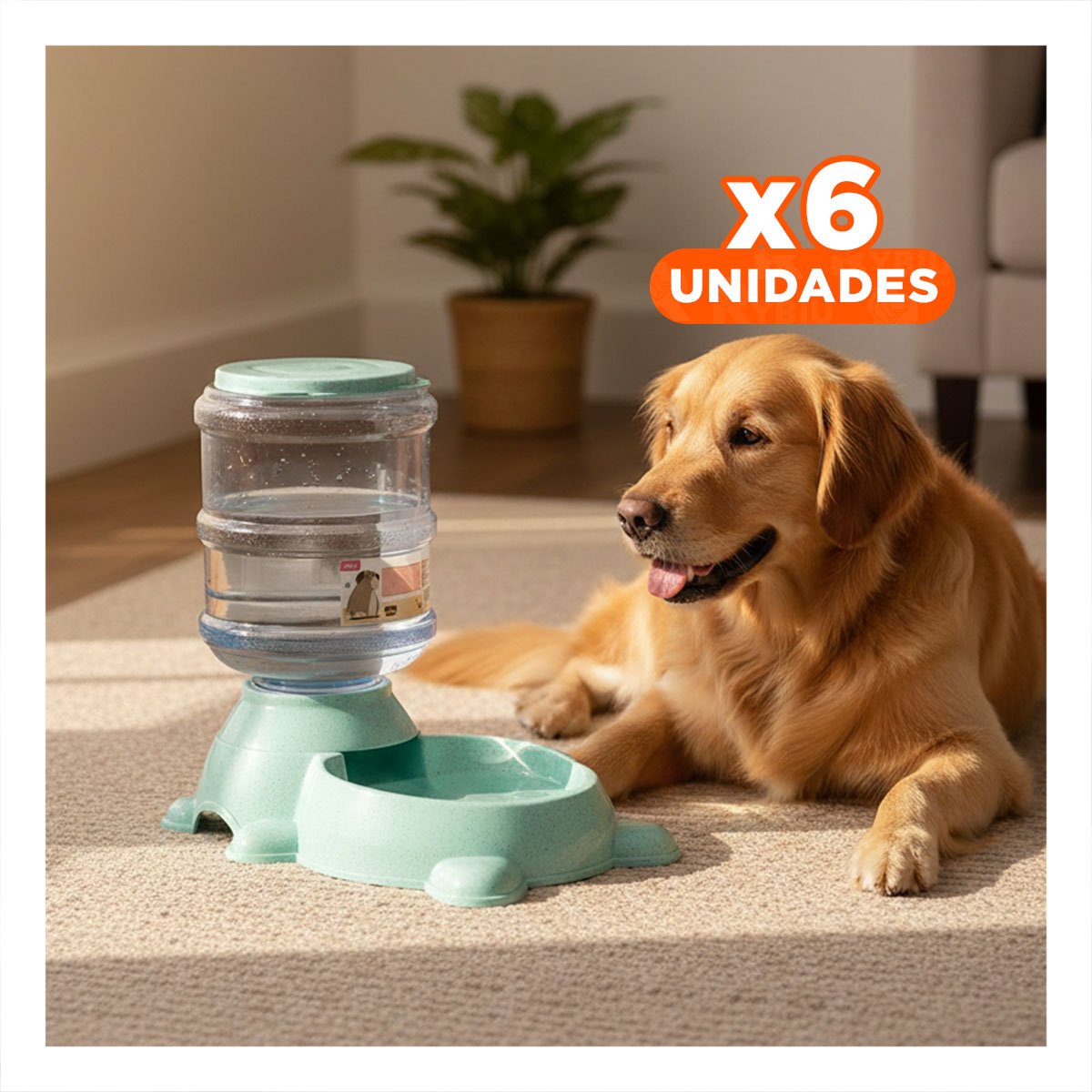 PACK6 BANDEJA DOBLE CON BIDON VERDE, PRACTICA Y DURABLE Y+REGALO STICKER - 1