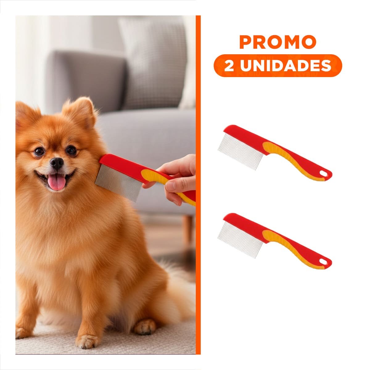 PACK2 EXTRACTOR CAPILAR PARA PIOJOS Y LIENDRES ACERO ROJO - 1