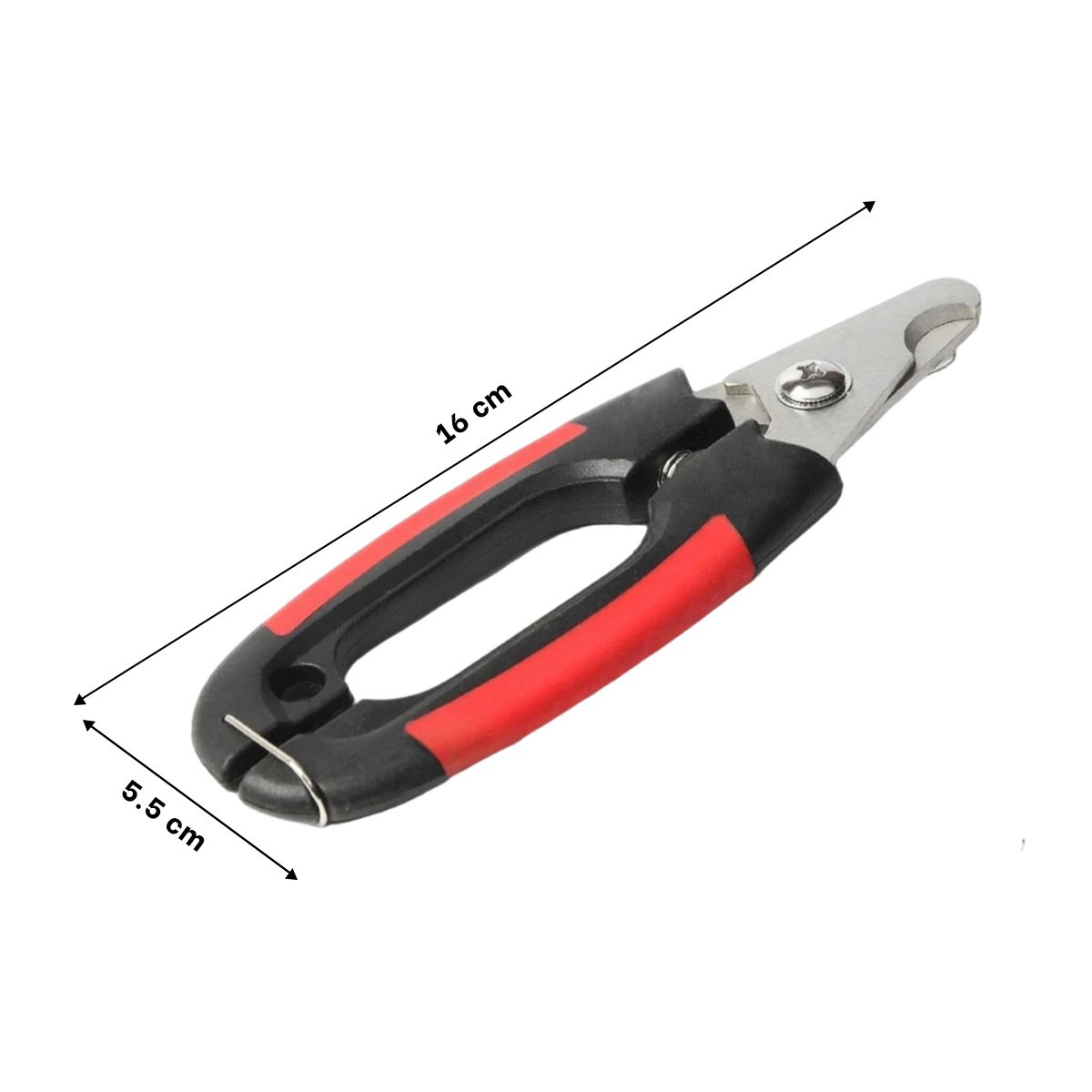 PACK2 CORTA UÑA PET ROJO GRANDE DE TACTO SUAVE PARA SUS MANOS Y+PAPEL REGALO - 4
