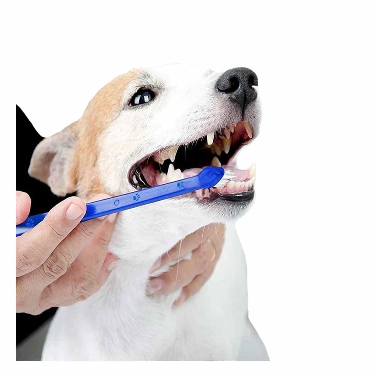 PACK2 ACCESORIO DE LIMPIEZA MASCOTAS 3 CEPILLOS SUAVES Y EFICACES - 2