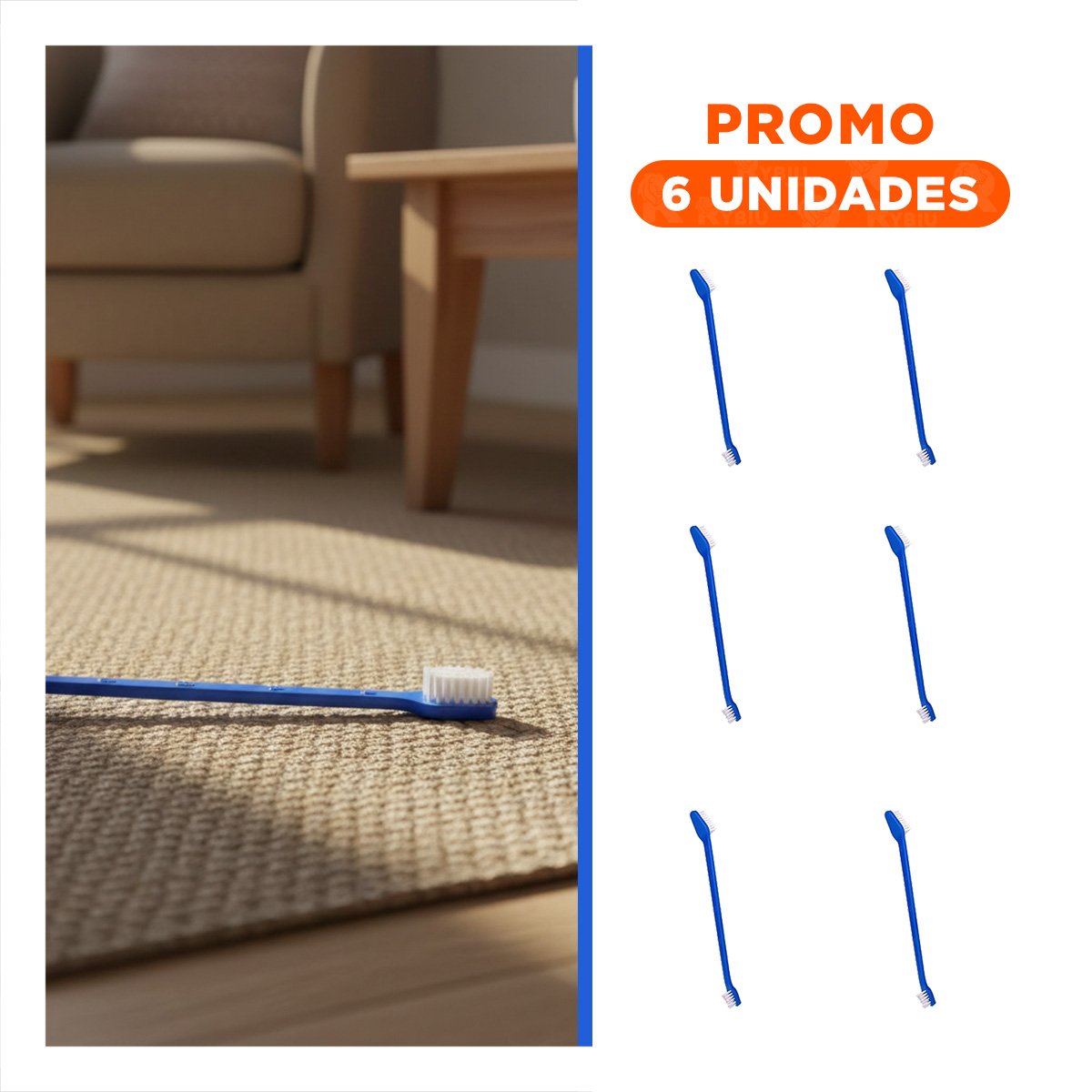 PACK6 EQUIPO HIGIENE PARA PERROS 3 PIEZAS LIMPIEZA RAPIDA Y SUAVE - 1