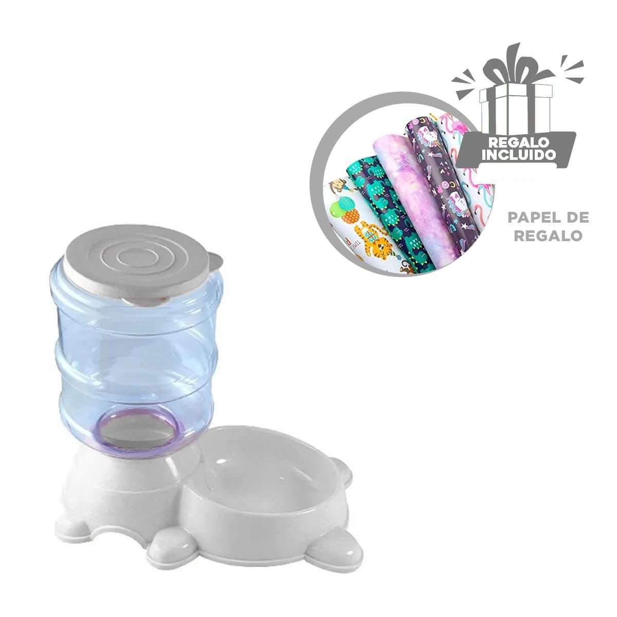 DISPENSADOR ELEVADO CON BIDON PLOMO, SEGURO Y DURABLE Y+REGALO STICKER - 1