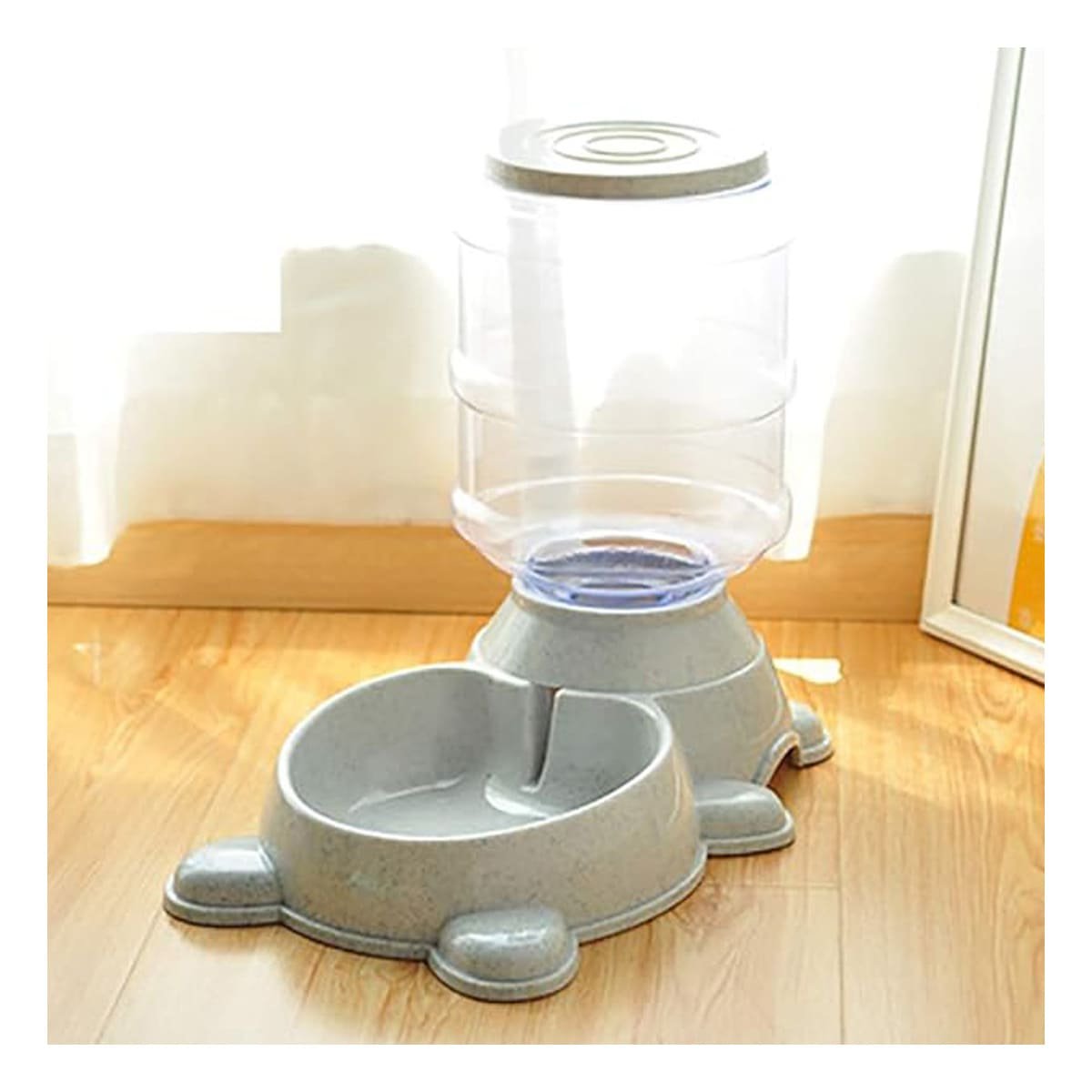 DISPENSADOR ELEVADO CON BIDON PLOMO, SEGURO Y DURABLE Y+REGALO STICKER - 2