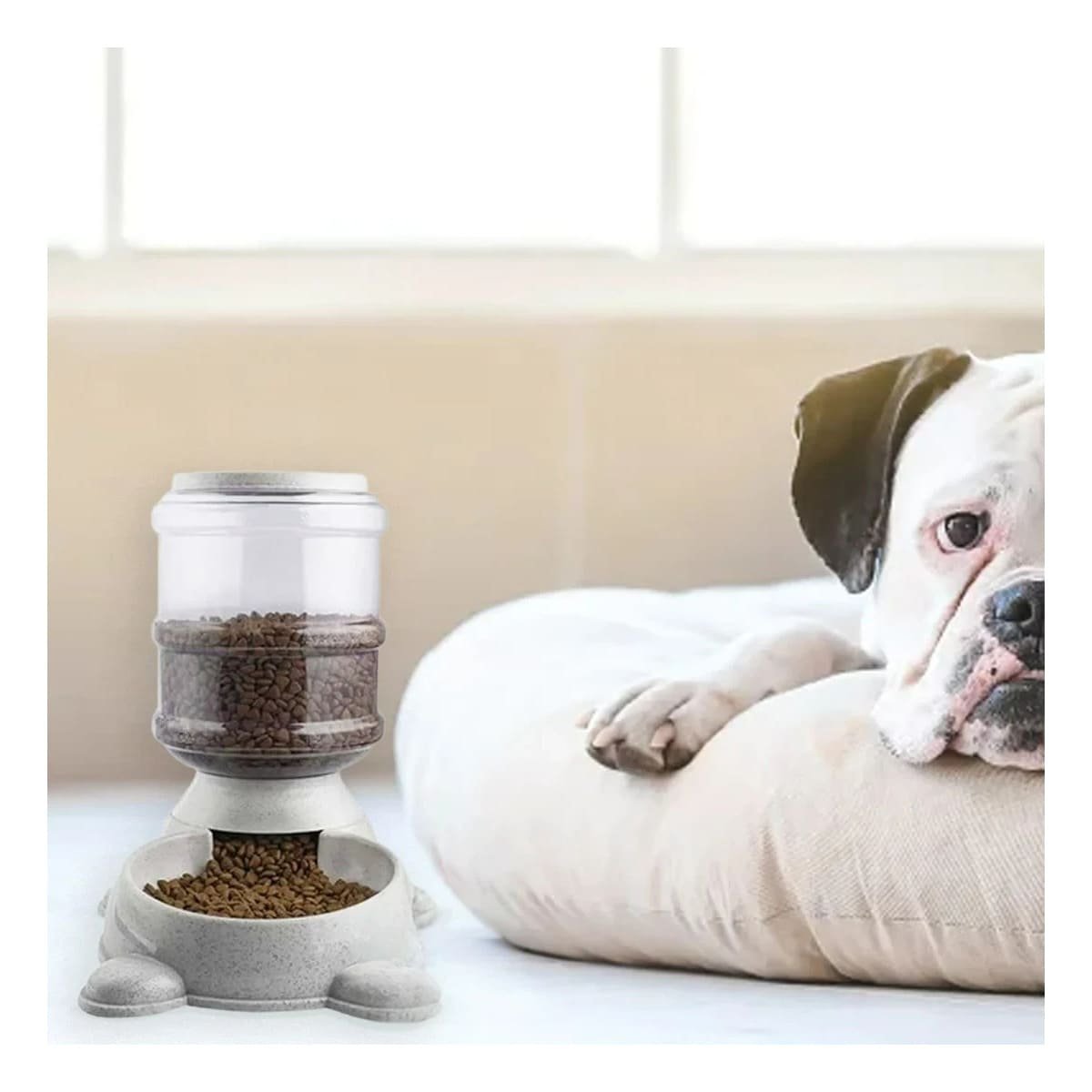 DISPENSADOR ELEVADO CON BIDON PLOMO, SEGURO Y DURABLE Y+REGALO STICKER - 5