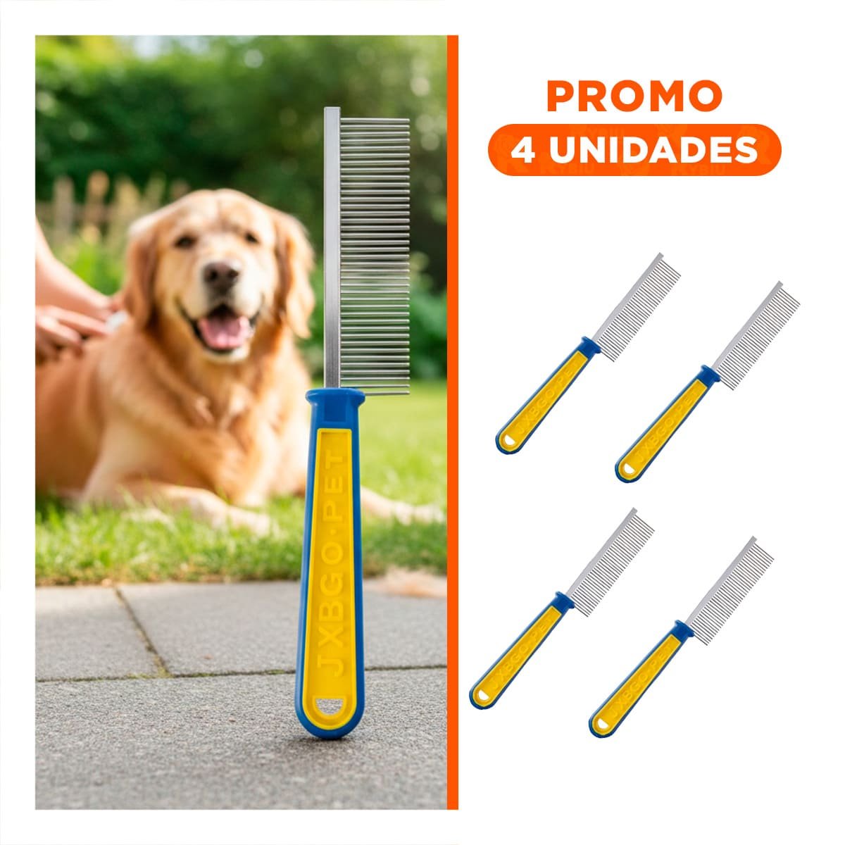 PACK4 INSTRUMENTO ERGONOMICO PARA ASEO DE GATOS Y+REGALO STICKER - 1