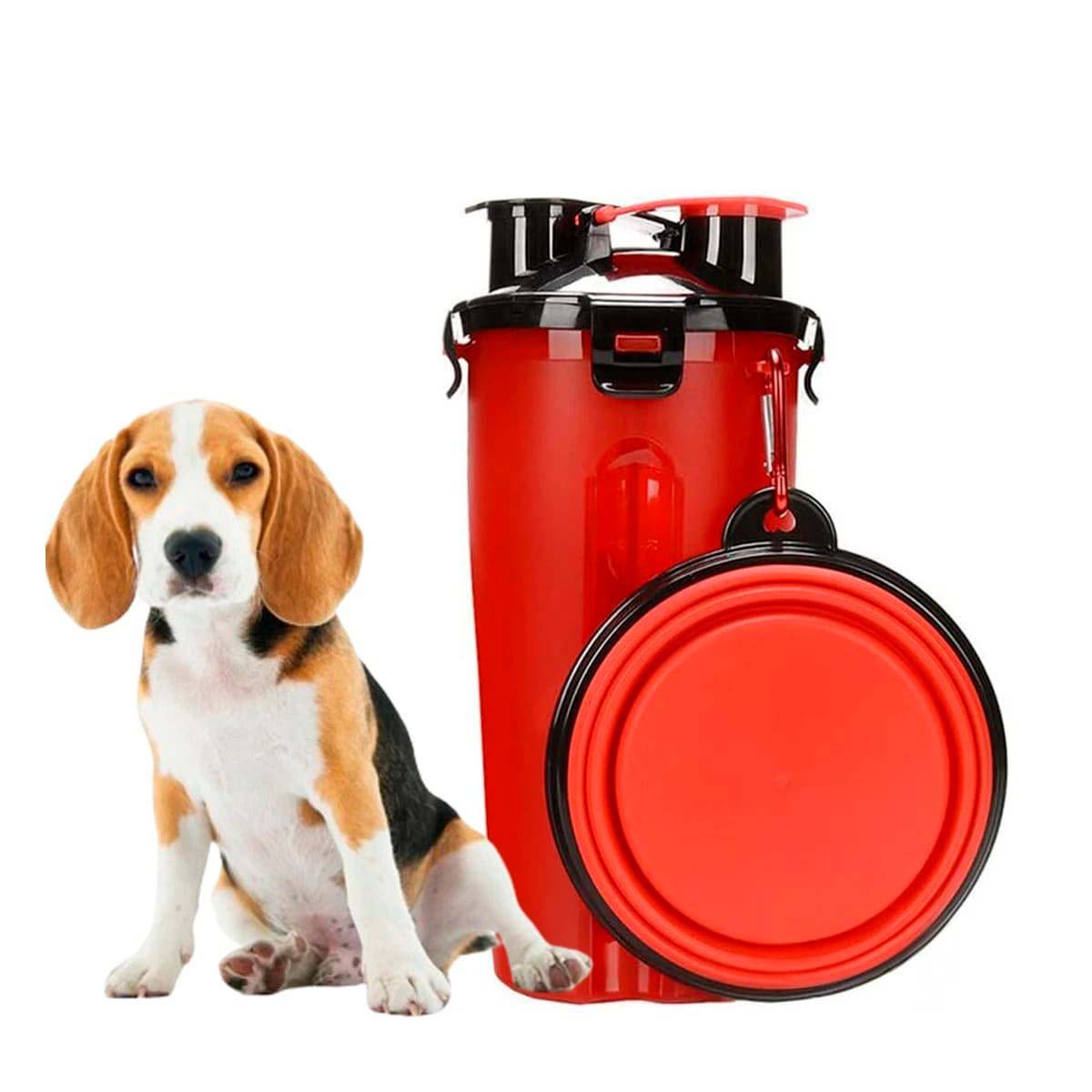 PACK2 TAZON DOBLE FUNCION CON PLATO PLEGABLE ROJO Y+REGALO STICKER - 2