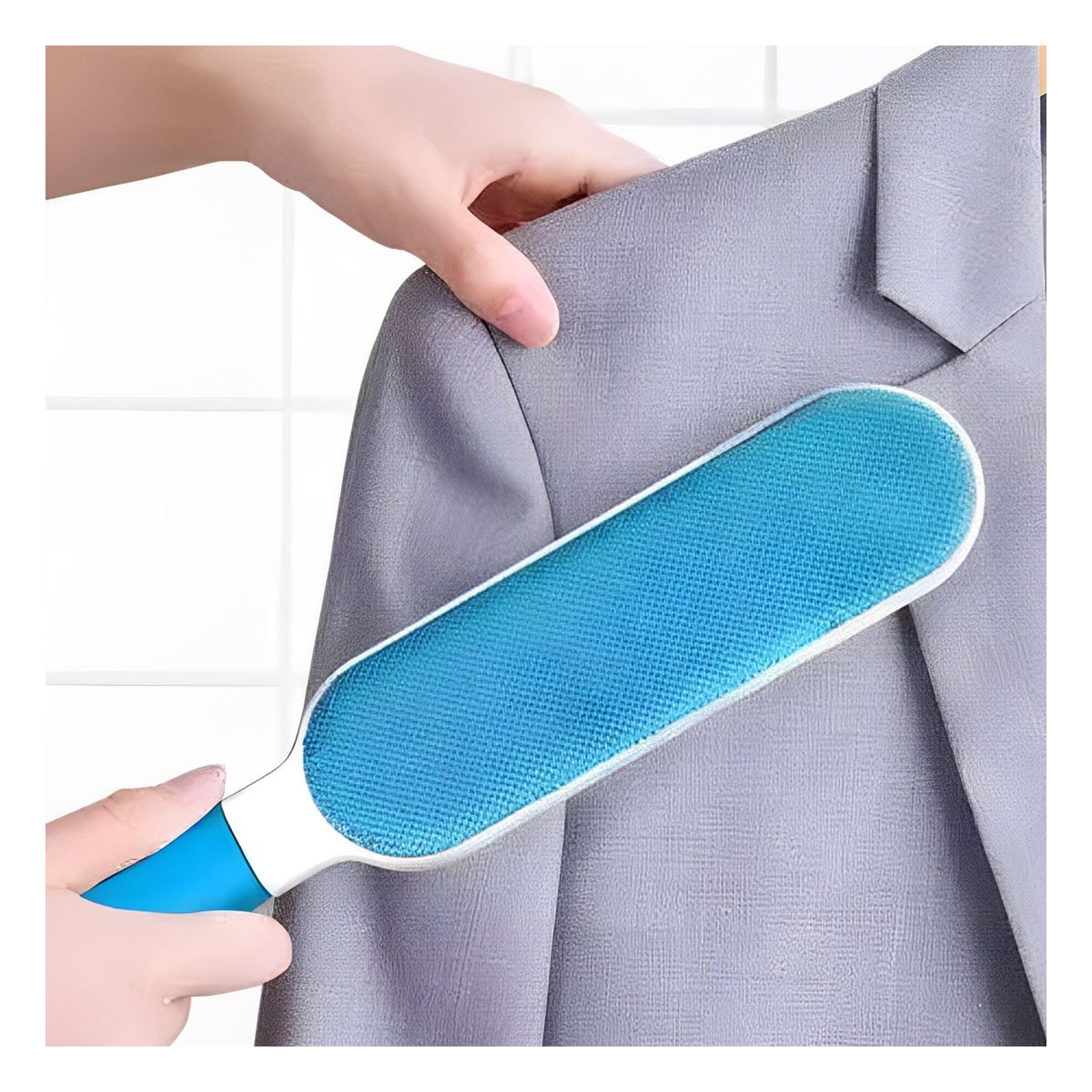 UTENSILIO ELIMINADOR DE PELUSA CELESTE FACIL DE USAR EN CASA Y ROPA Y+POST IT - 3