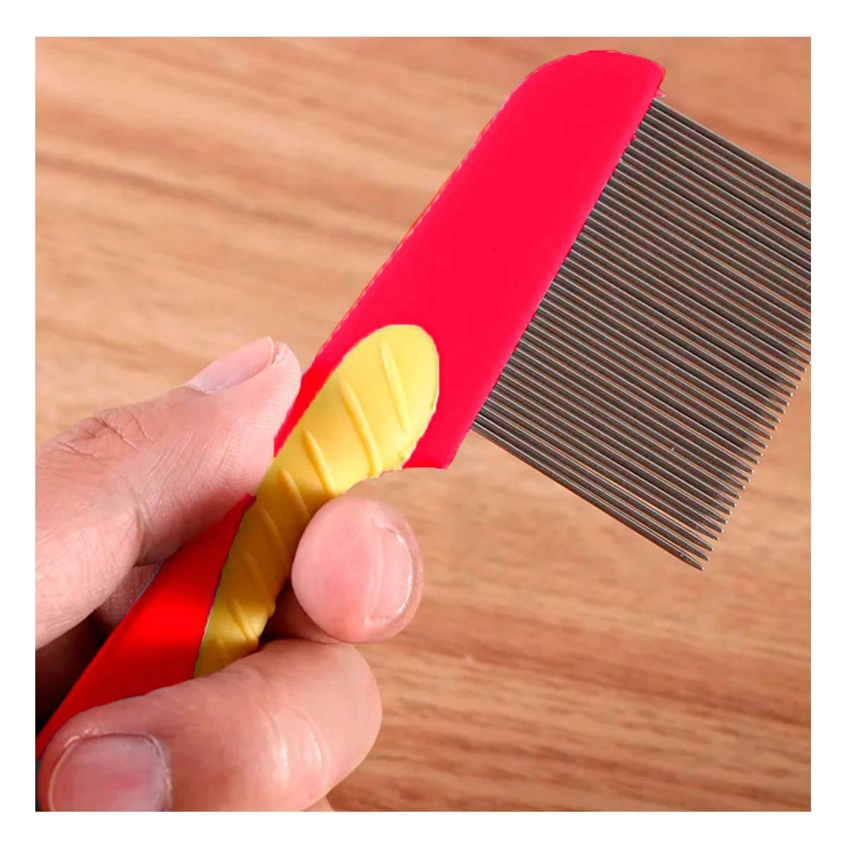 PACK2 EXTRACTOR DE USO FAMILIAR ANTIPIOJOS ACERO INOXIDABLE ROJO Y+REGALO STICKER - 3