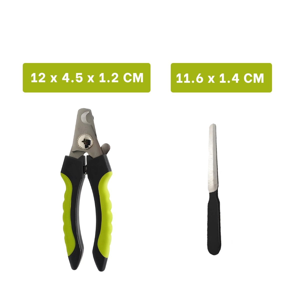 PACK6 HERRAMIENTA DE GROOMING CON TOPE VERDE CON LIMA PARA MAS SEGURIDAD Y+PAPEL REGALO - 4