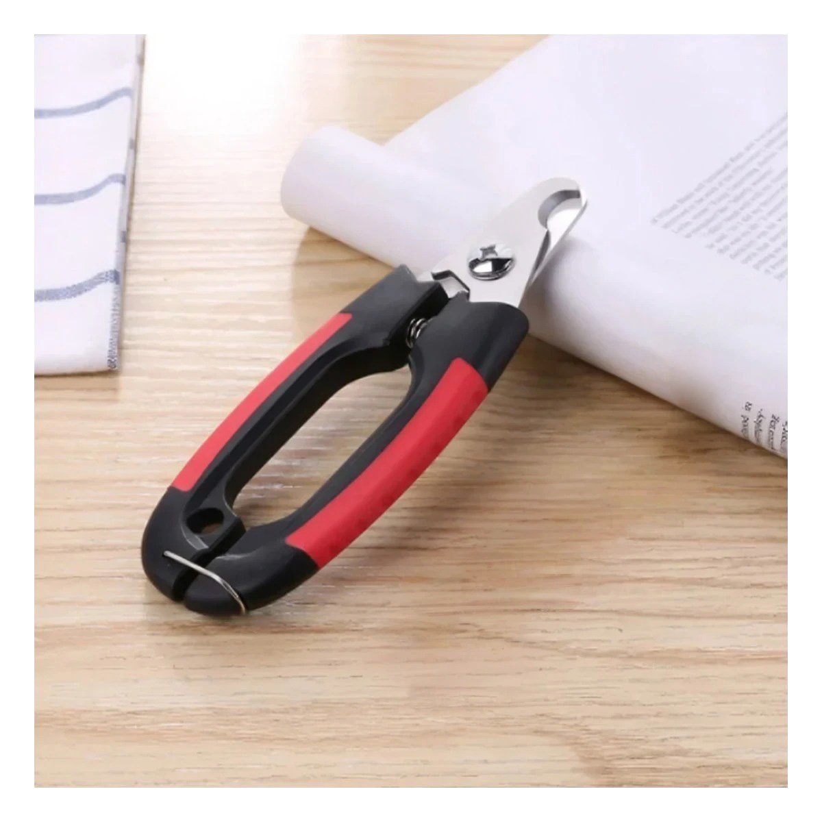 PACK6 HERRAMIENTA DE GROOMING CON TOPE ROJO CHICO PARA MAS SEGURIDAD Y+PAPEL REGALO - 5