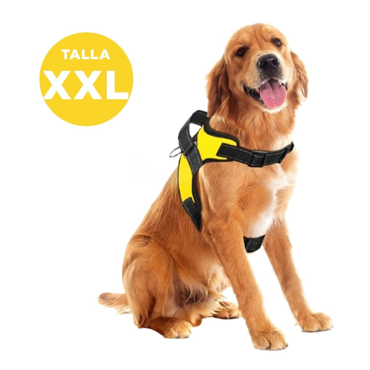 PACK2 ARNES REFORZADO SERVICE DOG TALLA XXL AMARILLO USO CONSTANTE - 4