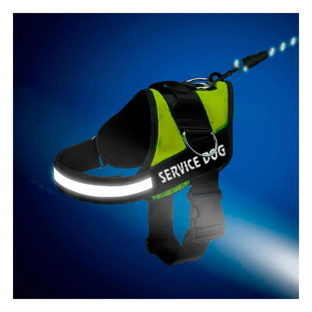 PACK2 ARNES REFORZADO SERVICE DOG TALLA XL VERDE USO CONSTANTE - 2