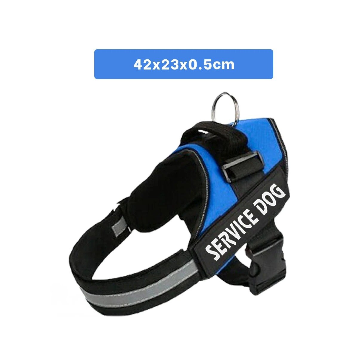 PACK2 ARNES REFORZADO SERVICE DOG TALLA XL AZUL USO CONSTANTE - 4