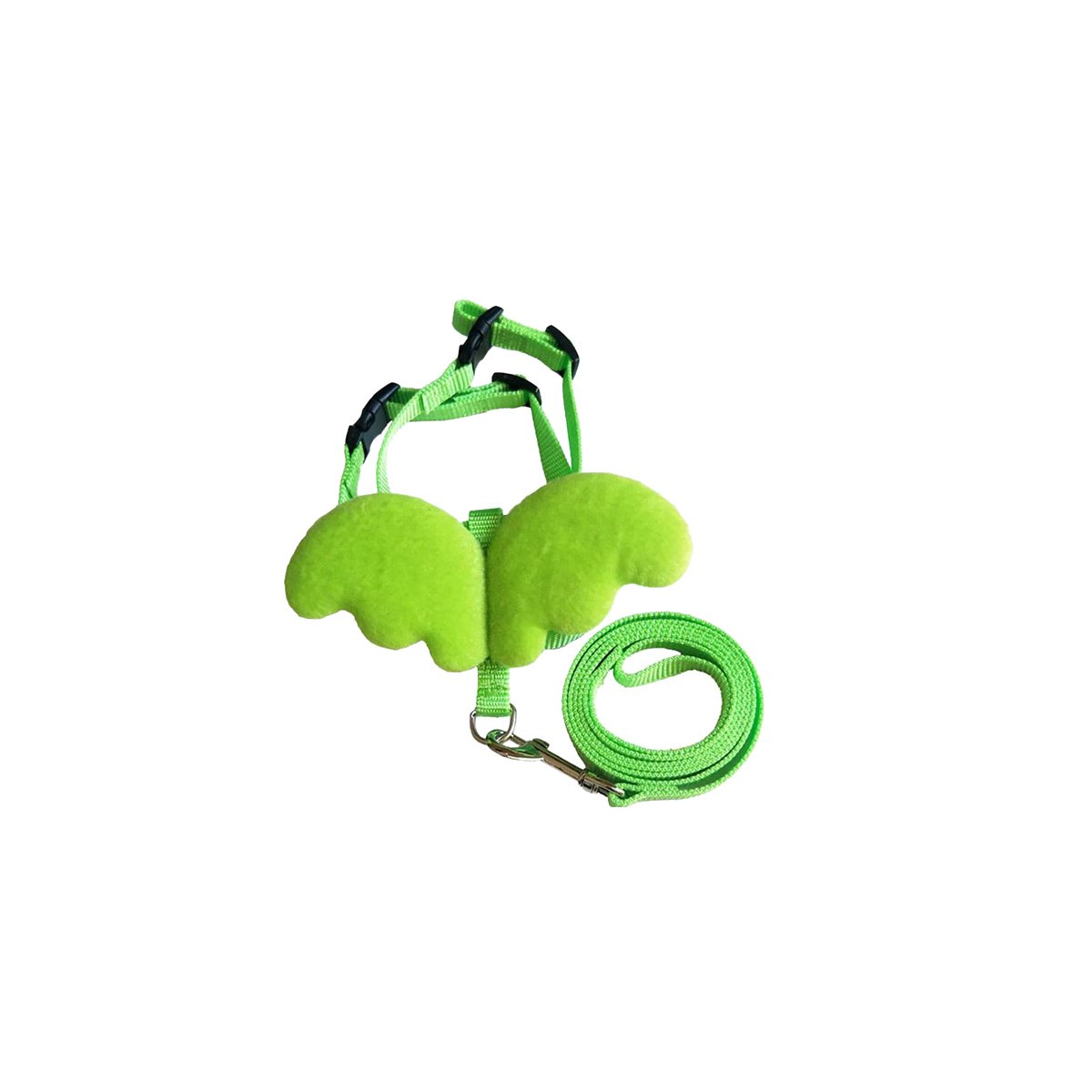 PACK12 SOPORTE PET VERDE CON ALITAS PEQUENAS COMODO PARA PASEO Y+REGALO STICKER - 2