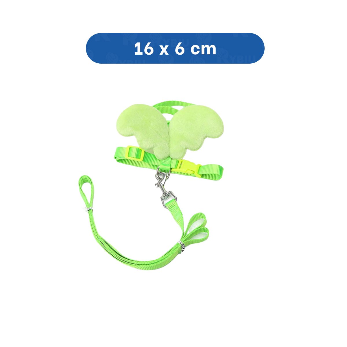 PACK6 ARNES PET VERDE CON ALITAS PEQUENAS PARA PASEOS DIARIOS Y+REGALO STICKER - 4