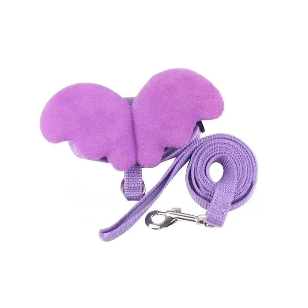 CHALECO AJUSTABLE PARA PERRO PEQUENO CON ALITAS LILA Y+REGALO STICKER - 3