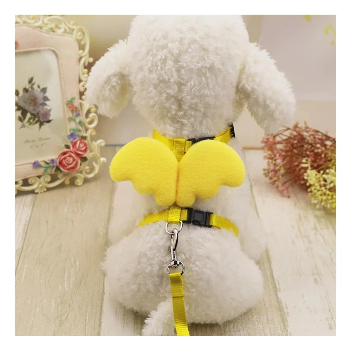 PACK6 SOPORTE AJUSTABLE AMARILLO PET CON ALITAS PEQUENAS SEGURO - 2