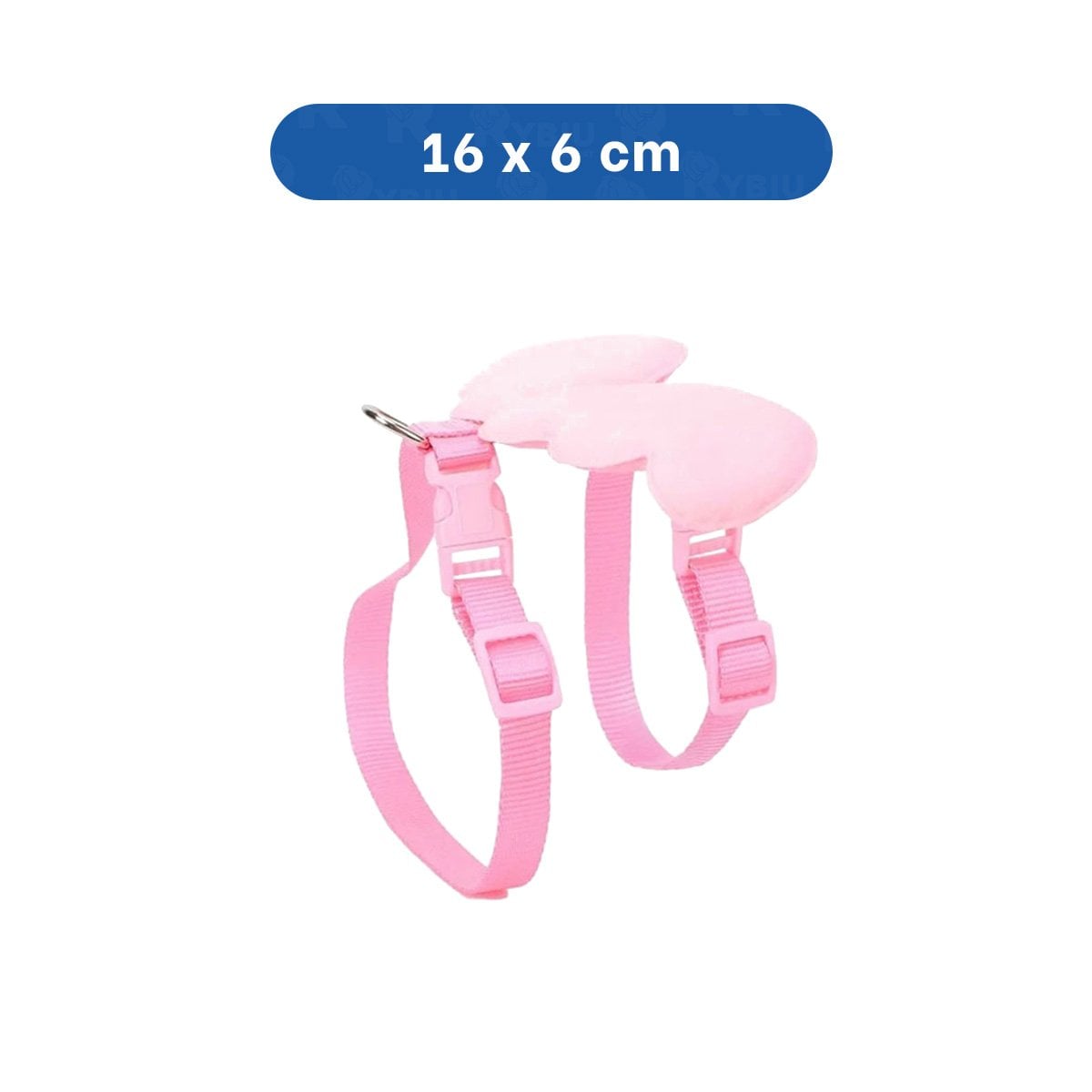 CHALECO AJUSTABLE PET CON ALITAS PEQUENAS ROSADO COMODO Y SEGURO Y+PAPEL REGALO - 4