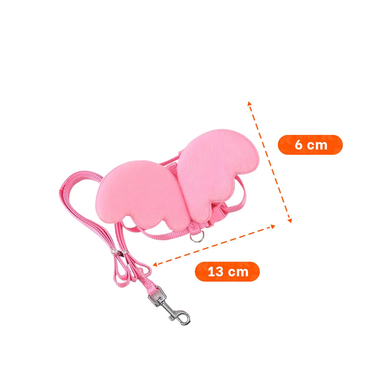 PROTECTOR REGULABLE PET CON ALITAS PEQUENAS ROSADO PARA MASCOTAS PEQUENAS Y+POST IT - 4