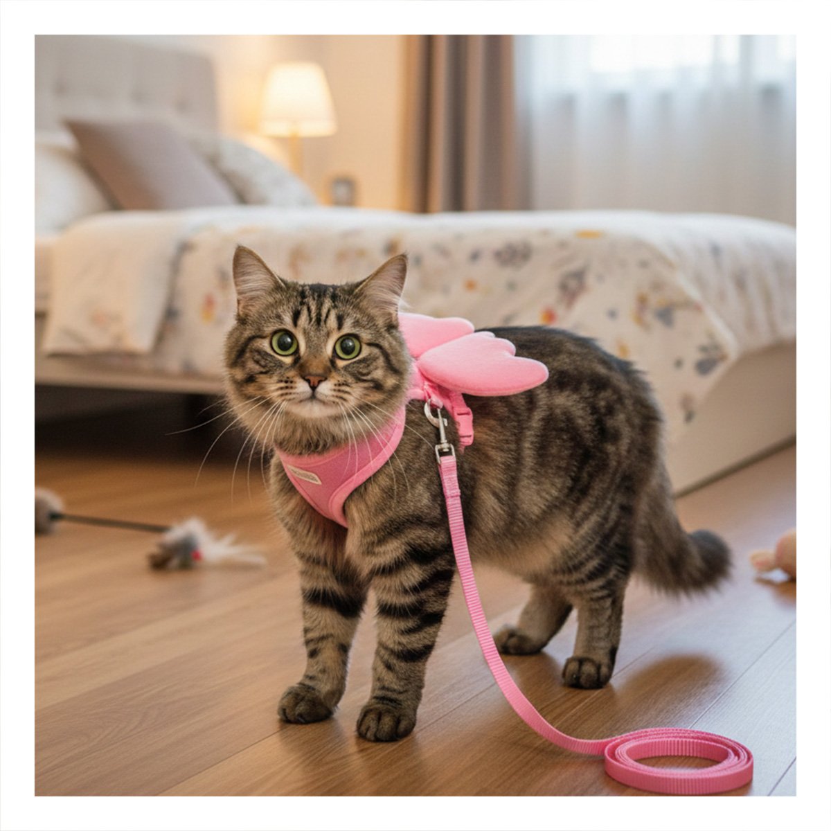 PACK12 CHALECO PET ROSADO CON ALITAS PEQUENAS LIGERO Y AJUSTABLE - 5