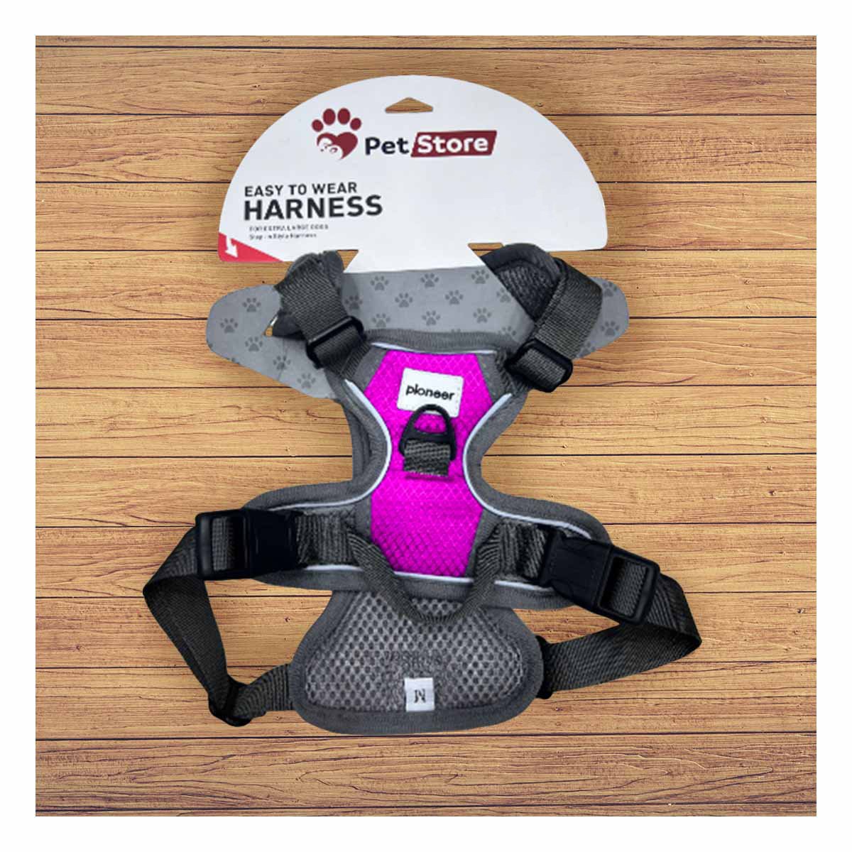 PACK4 PRENDA AJUSTABLE PARA PERRO FUCSIA TALLA S SUAVE Y PRACTICA Y+PAPEL REGALO - 2