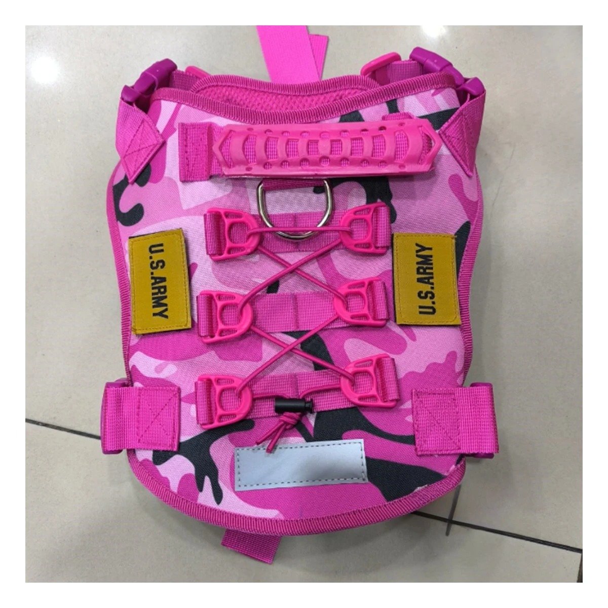 CHALECO PARA PERRO ROSADO TALLA L CON MATERIAL LIGERO Y DURADERO PARA MASCOTAS - 1