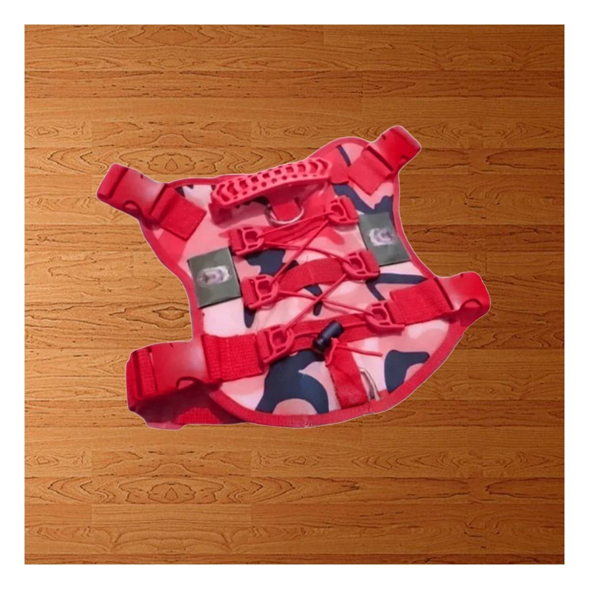 PACK6 CHALECO CHALECOS TACTICO PARA PERRO ROJO FACIL DE COLOCAR Y SEGURO Y+REGALO STICKER - 5