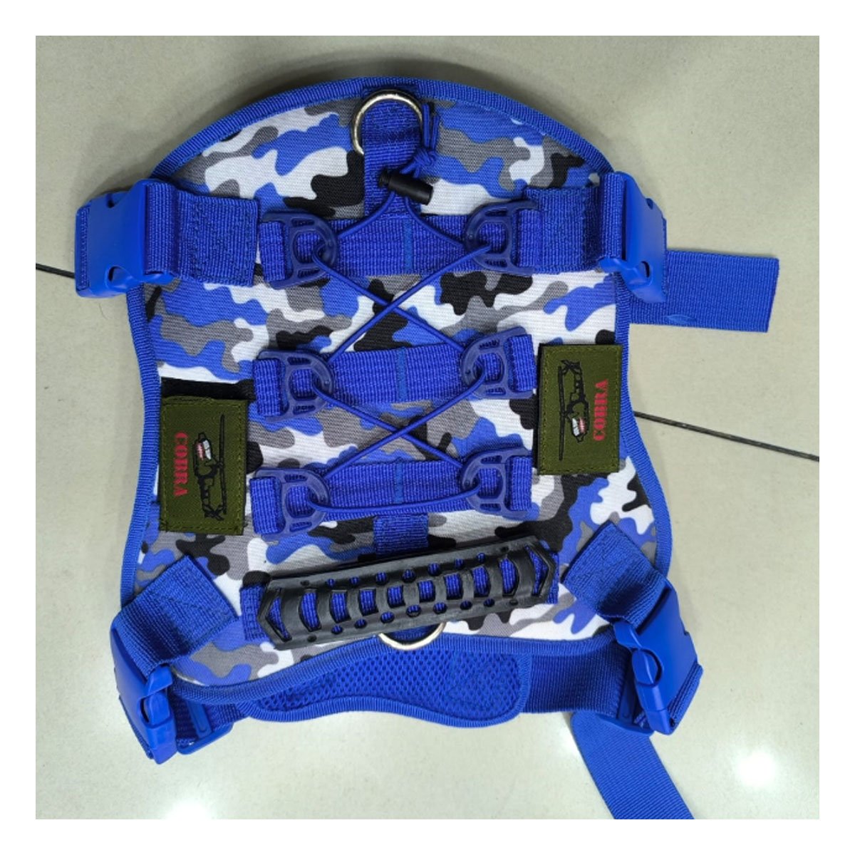 EQUIPO AJUSTABLE PARA PERRO AZUL CON MATERIAL RESISTENTE Y FACIL DE USAR - 1