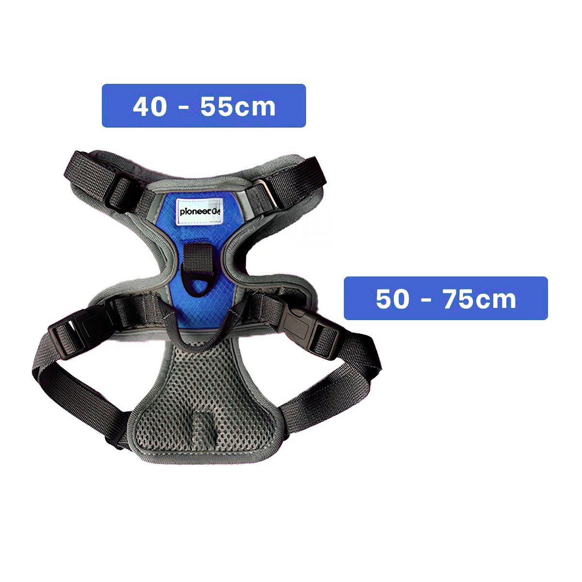 PACK2 ARNES DE ENTRENAMIENTO PARA PERRO AZUL TALLA M CONFIABLE Y SUAVE Y+PAPEL REGALO - 4