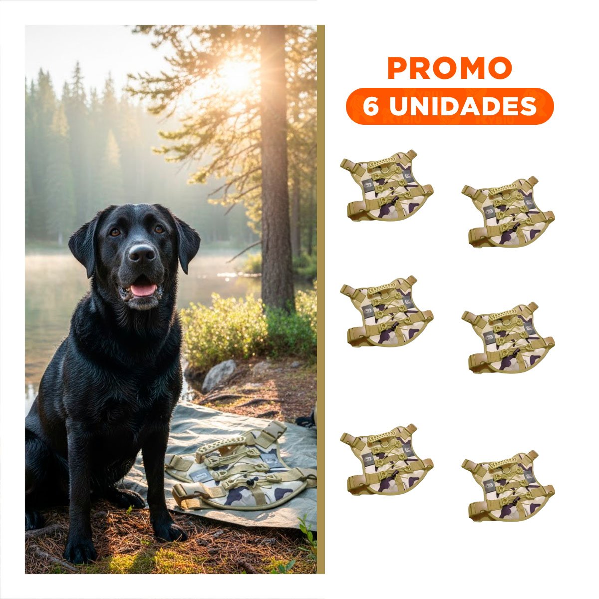 PACK6 PECHERA COMODA PARA PERRO VERDE CLARO TALLA XL FACIL DE COLOCAR Y AJUSTABLE - 1