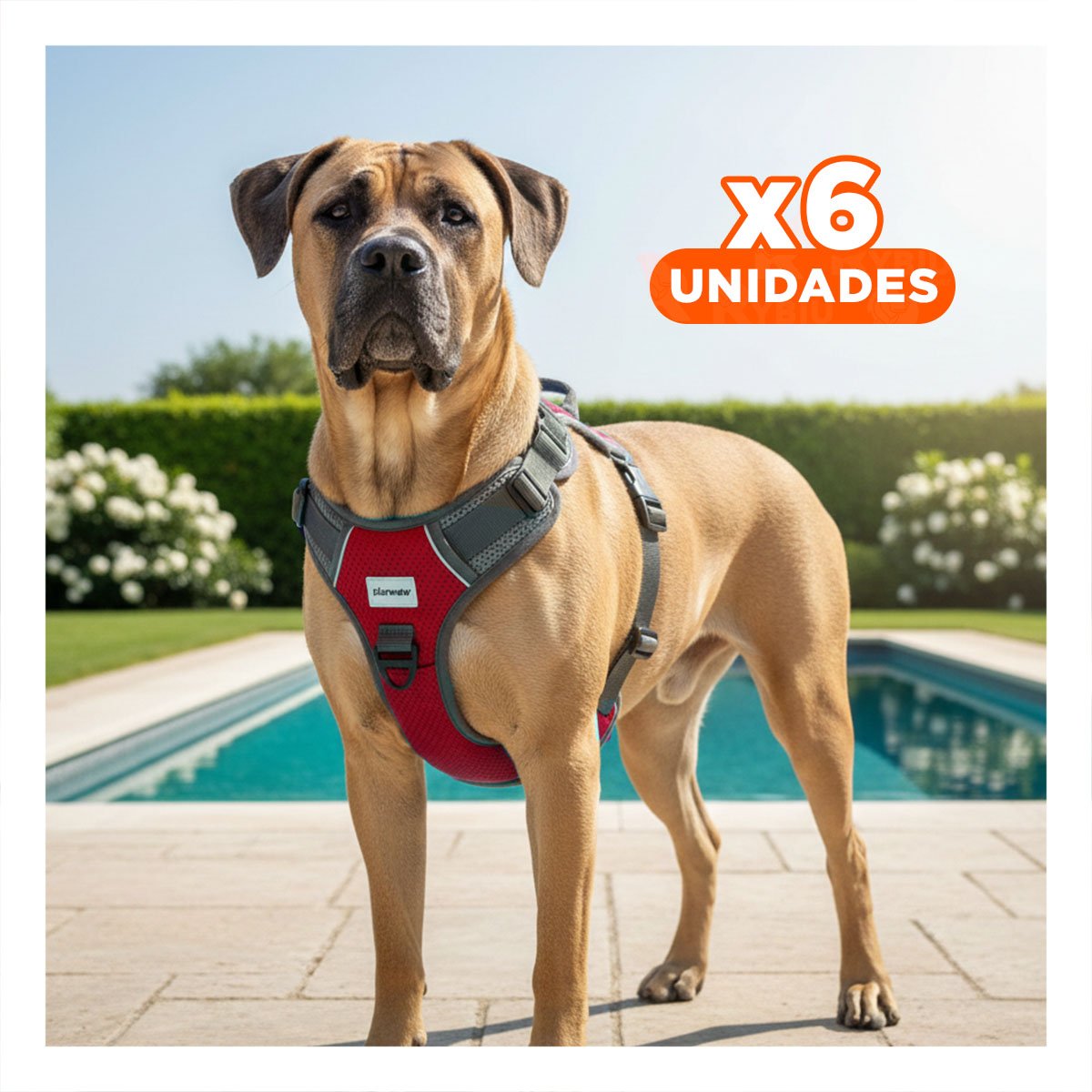 PACK6 ARNES AJUSTABLE PARA MASCOTA CON MATERIAL LIGERO Y USO SEGURO Y+REGALO STICKER - 1