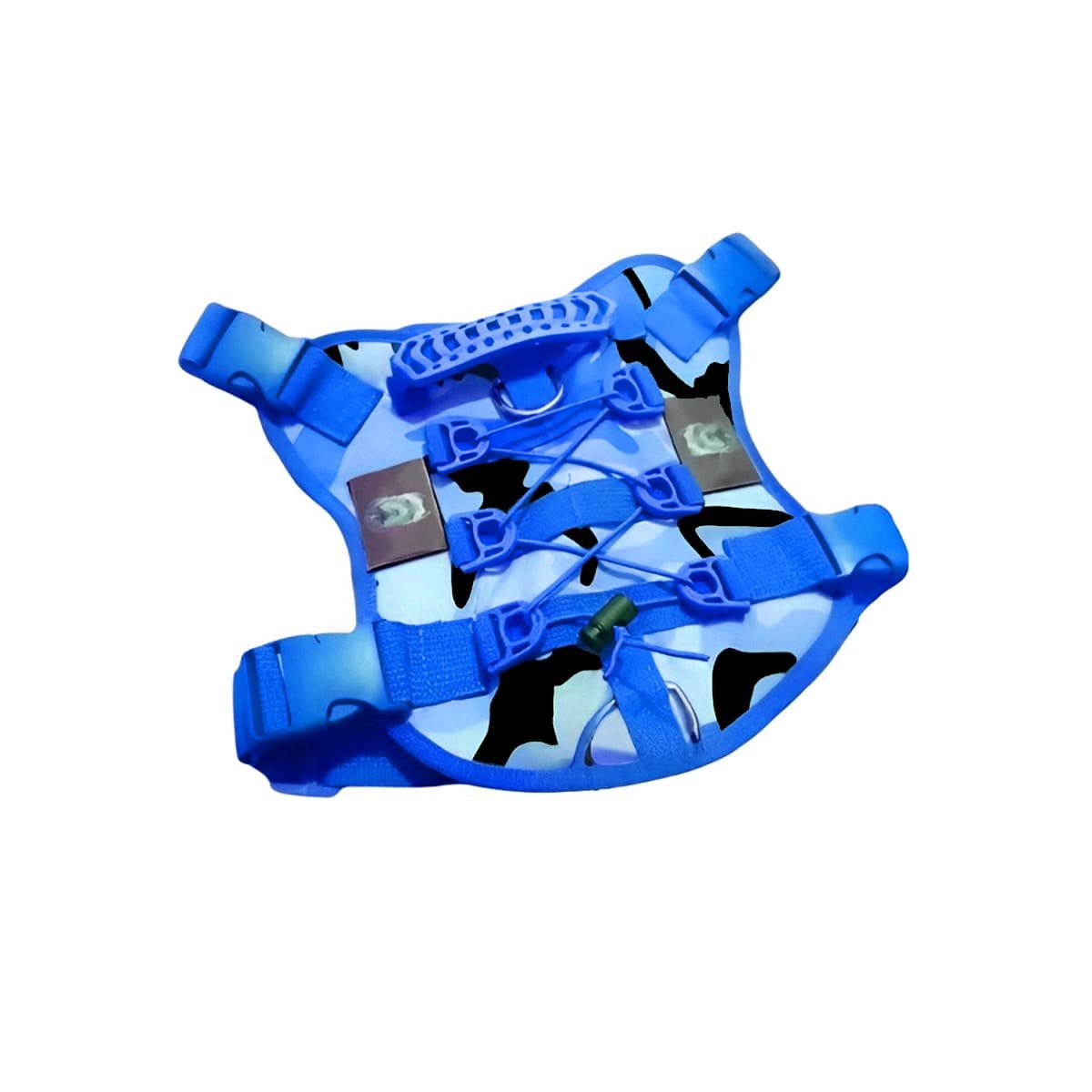 PACK2 CHALECO PARA PERRO GRANDE AZUL TACTICO TALLA XL RESISTENTE Y COMODO Y+REGALO STICKER - 2