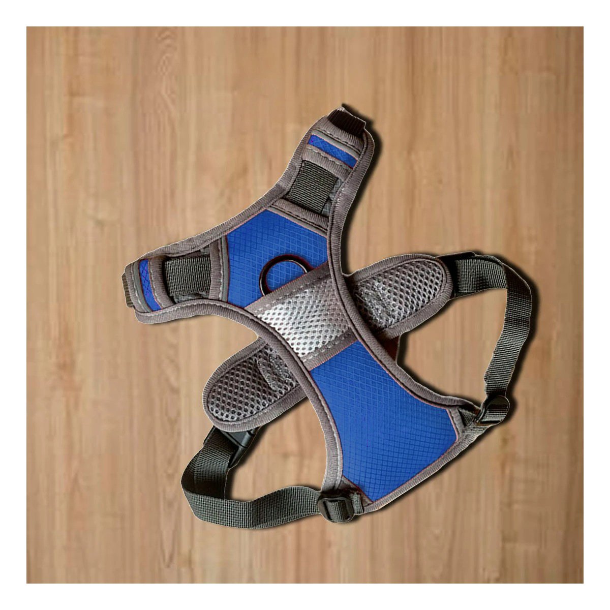 CONJUNTO DE PASEO PARA PERRO AZUL TALLA M MODERNO Y COMODO Y+LIGAS REGALO - 1