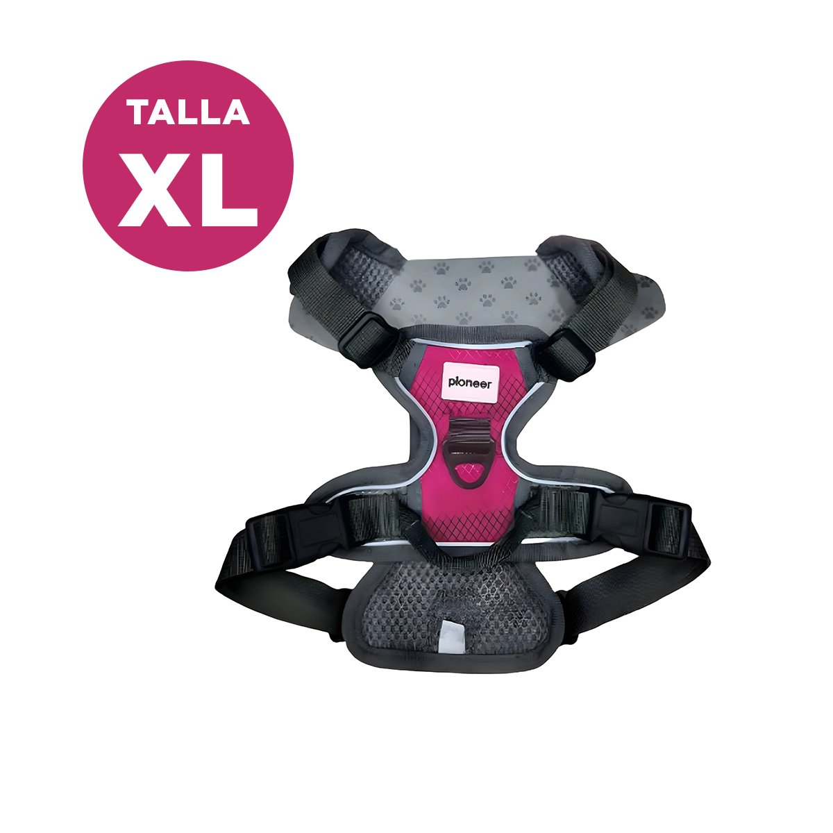 PACK6 CHALECO PARA PERRO FUCSIA CON MATERIAL RESISTENTE Y AJUSTE PERFECTO Y+REGALO STICKER - 2