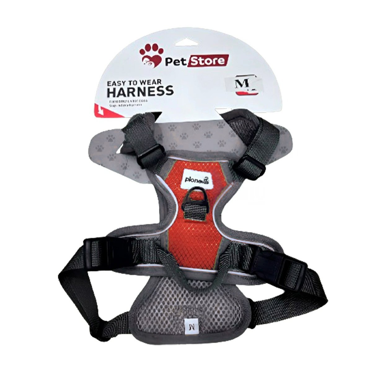 PECHERA LIGERA PARA PERRO ROJO TALLA M COMODA Y PRACTICA EN CADA SALIDA Y+PAPEL REGALO - 1