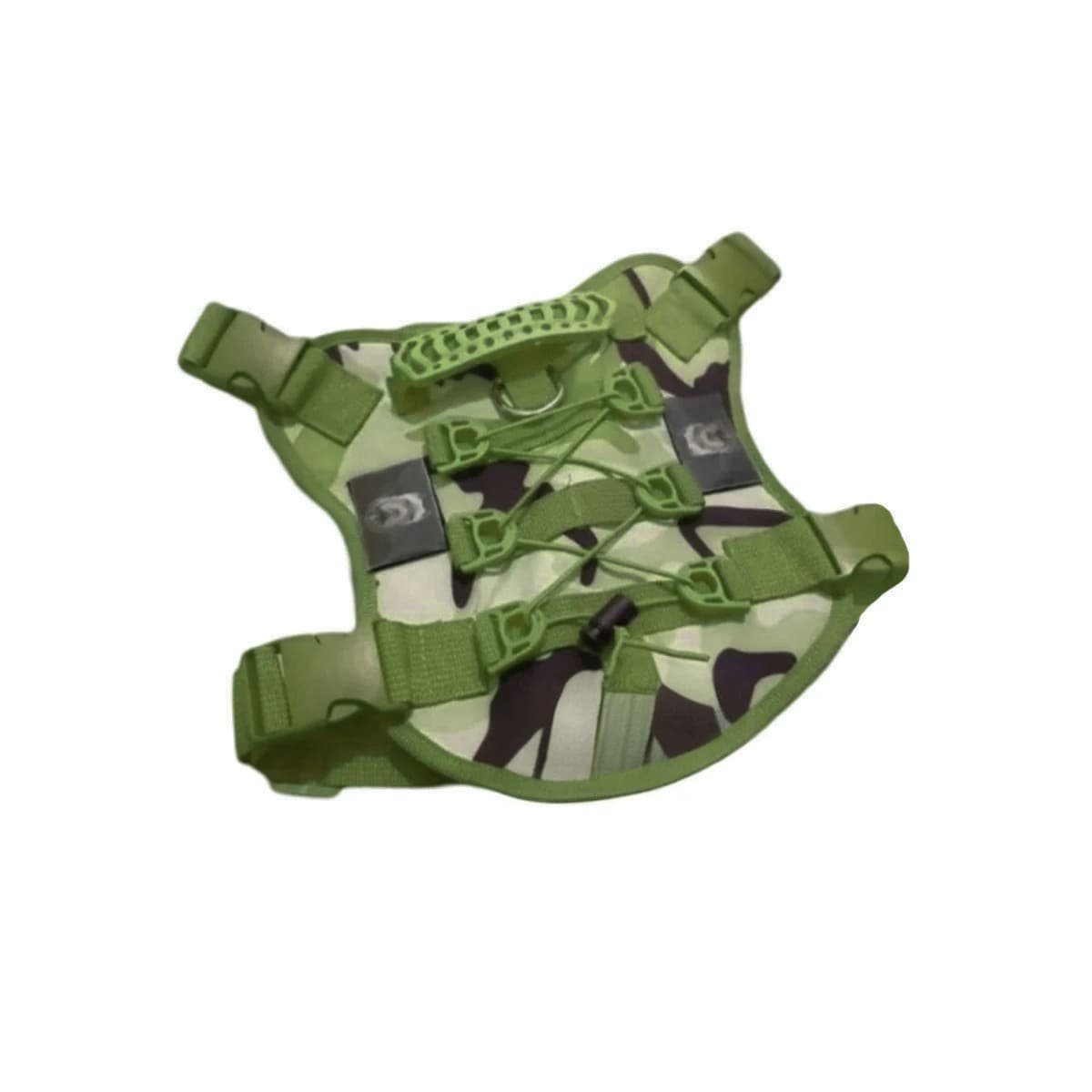 PECHERA PARA PERRO VERDE OSCURO CHALECO TACTICO SEGURO PARA PASEO Y+PAPEL REGALO - 1