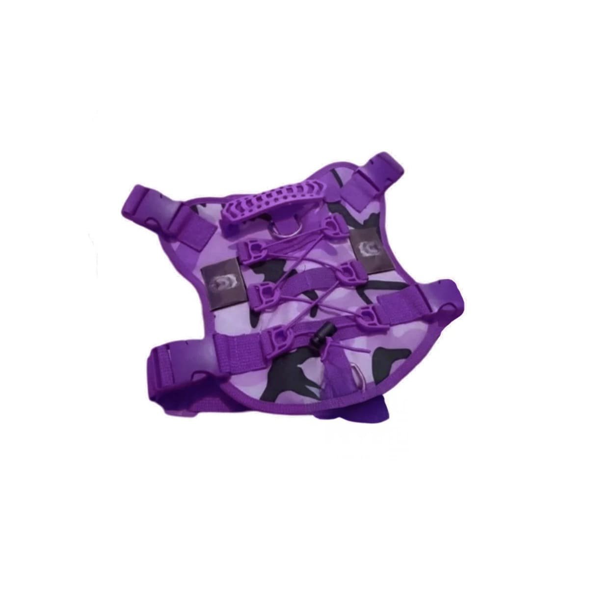 PECHERA PARA PERRO GRANDE MORADO TALLA L CON AJUSTE AJUSTABLE Y+PAPEL REGALO - 1