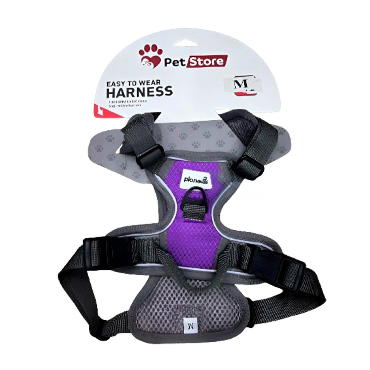 PACK2 SOPORTE ANTITIRONES PARA PERRO MORADO TALLA M CONFORTABLE Y SEGURO Y+REGALO STICKER - 2