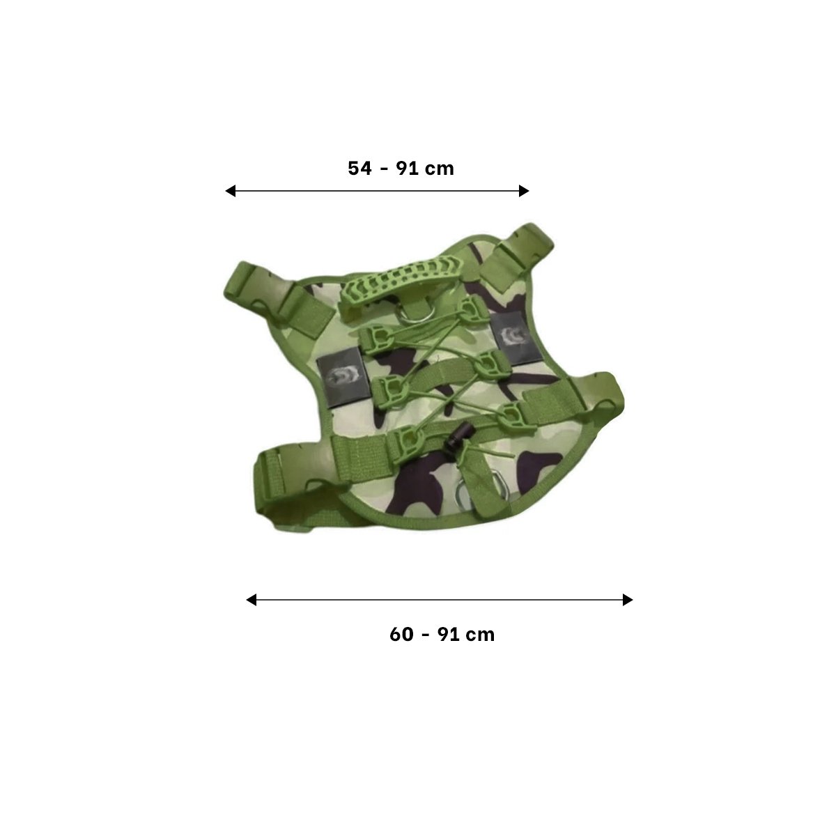 PACK2 VESTIMENTA PARA CAN VERDE OSCURO TALLA L COMODA Y RESISTENTE PARA SALIDAS - 4