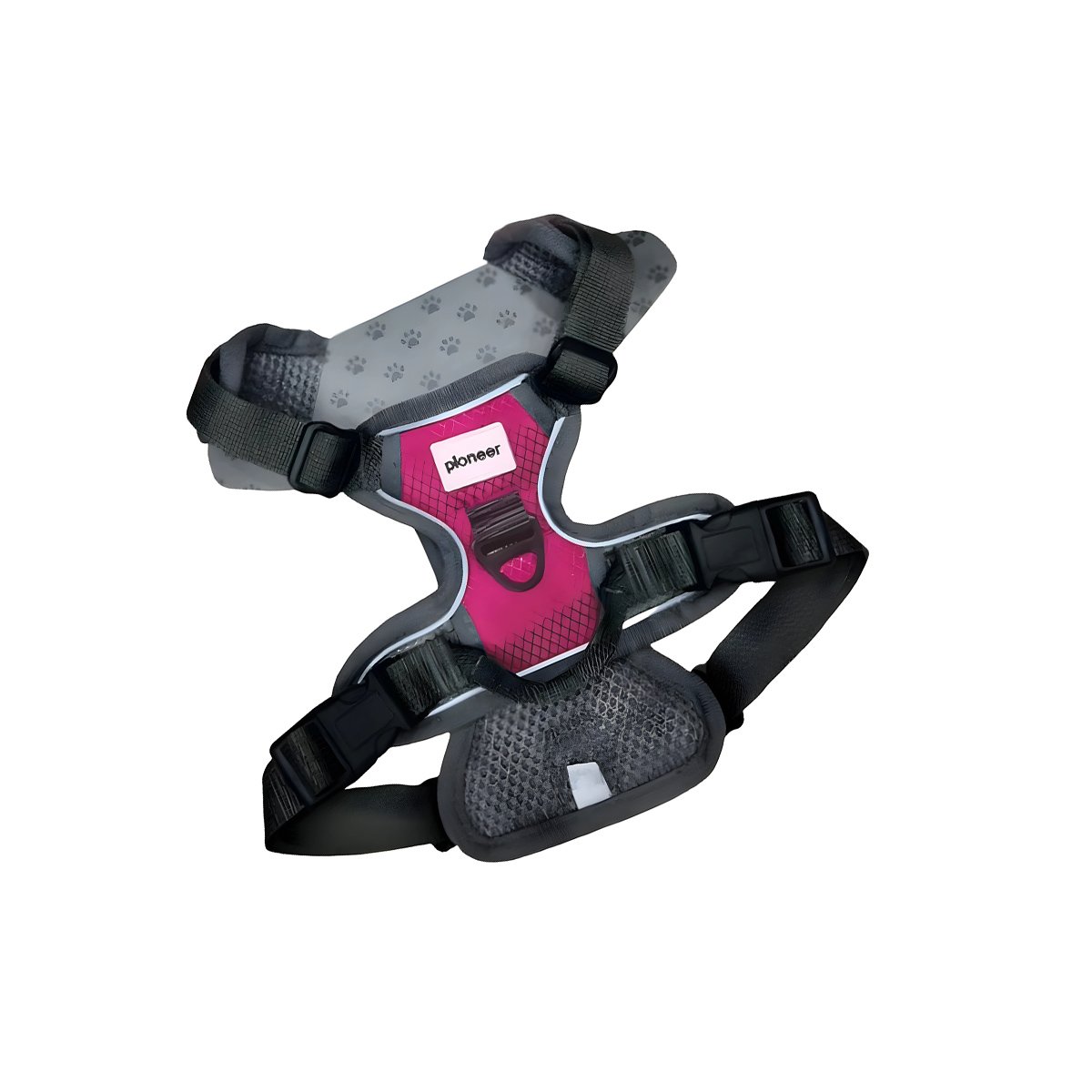 PACK4 CORREA Y PECHERA PARA PERRO AJUSTABLE CON COMODIDAD Y SEGURIDAD Y+PAPEL REGALO - 3