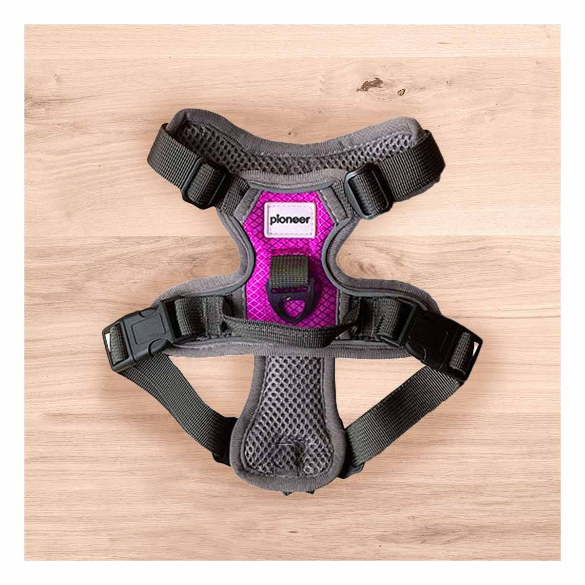 PACK2 IMPLEMENTO CANINO PARA PERRO FUCSIA TALLA S PRACTICO Y FIRME - 2