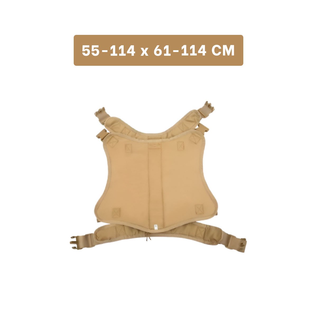 PACK6 ARNES TACTICO PARA PERRO VERDE CLARO TALLA XL COMODO Y AJUSTABLE Y+REGALO STICKER - 4