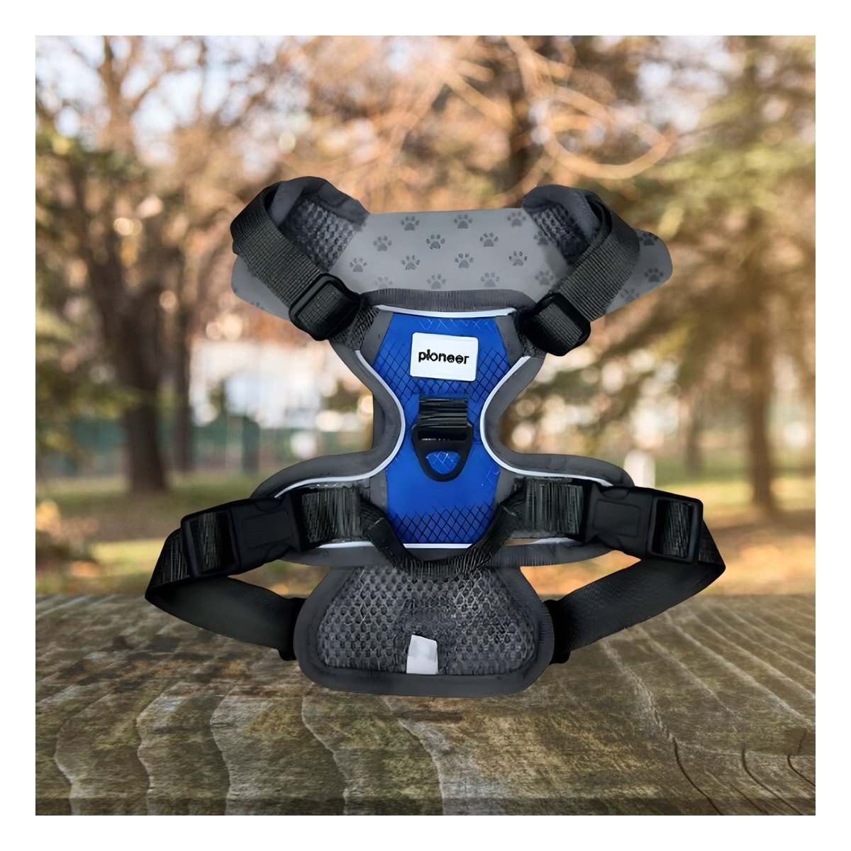 PACK6 CINTURON PARA PERRO AZUL TALLA XL AJUSTABLE Y FACIL DE COLOCAR - 5