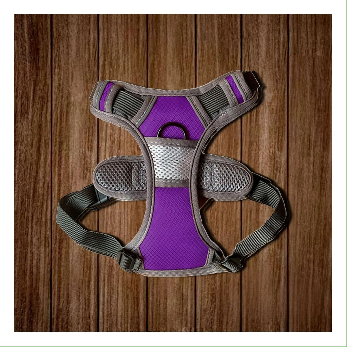 PACK2 CHALECO LIVIANO PARA PERRO MORADO TALLA M PERFECTO PARA PASEOS - 5