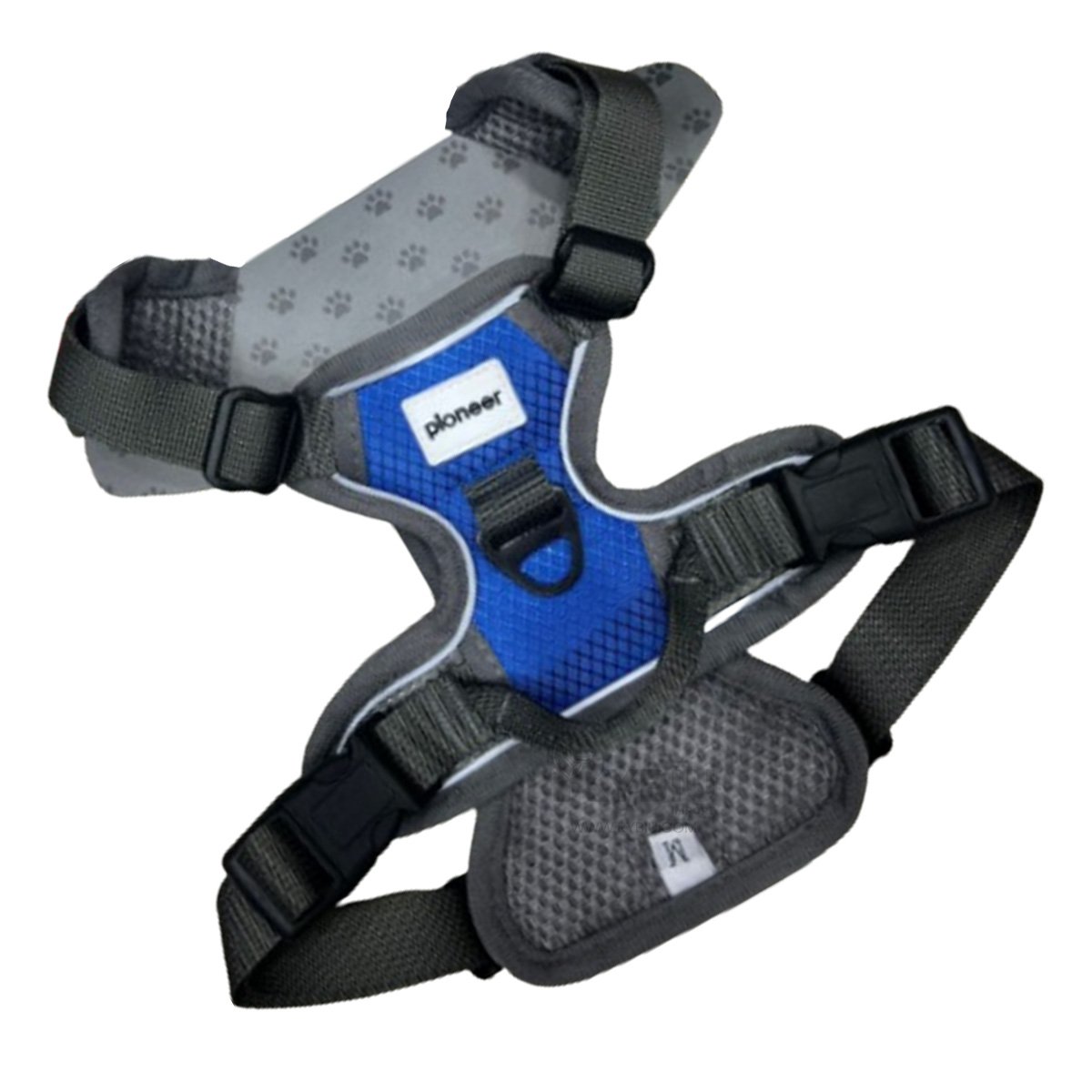 CHALECO PARA PERRO AZUL TALLA XL AJUSTABLE Y SUAVE AL TACTO Y+PAPEL REGALO - 1